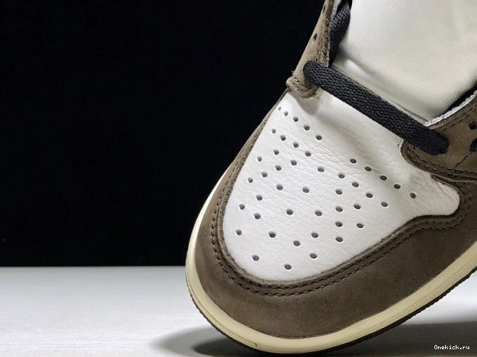 One Kick Retro High - 'Mocha' Jordan Scott OG CD4487 1 x 100 Travis Air 0804